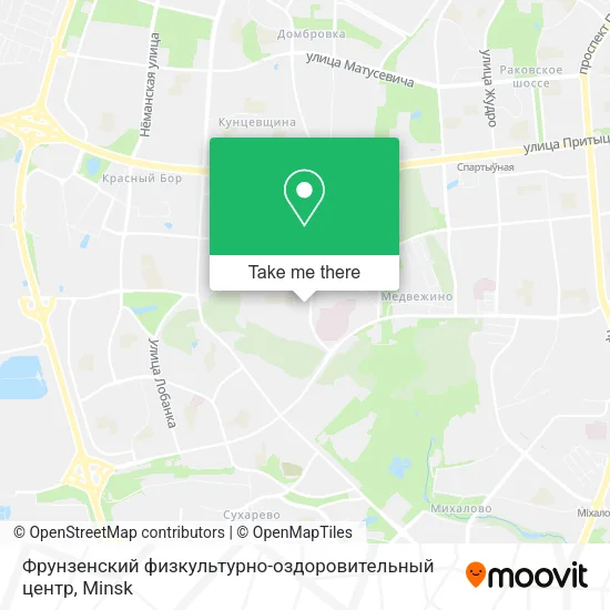 Фрунзенский физкультурно-оздоровительный центр map