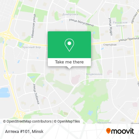 Аптека #101 map