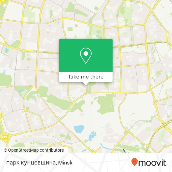 парк кунцевщина map