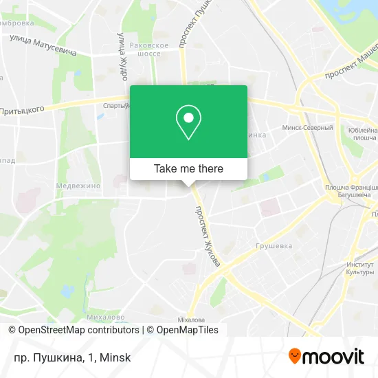 пр. Пушкина, 1 map