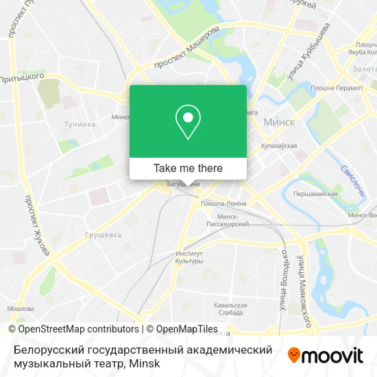 Белорусский государственный академический музыкальный театр map