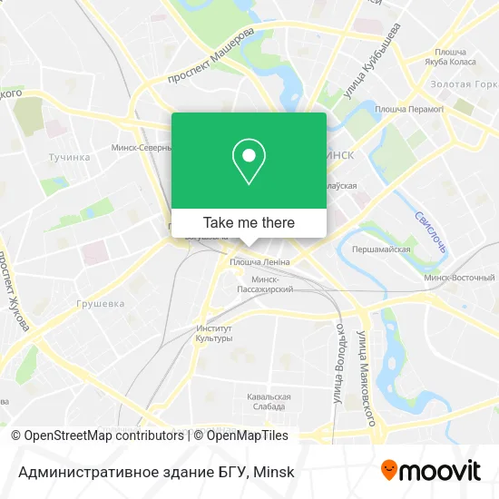 Административное здание БГУ map