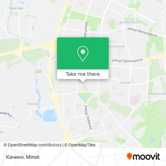 Качино map
