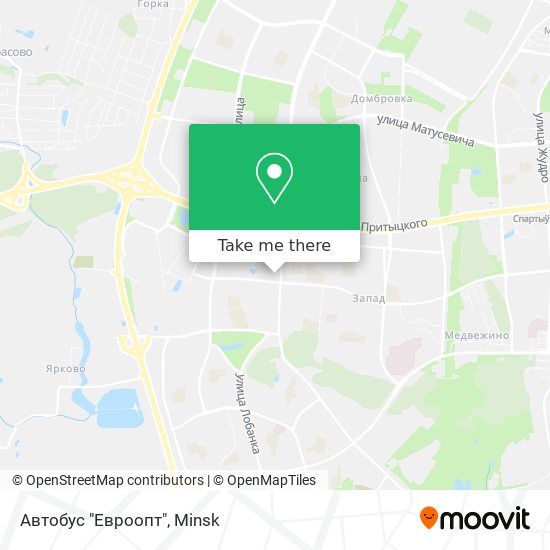 Автобус "Евроопт" map
