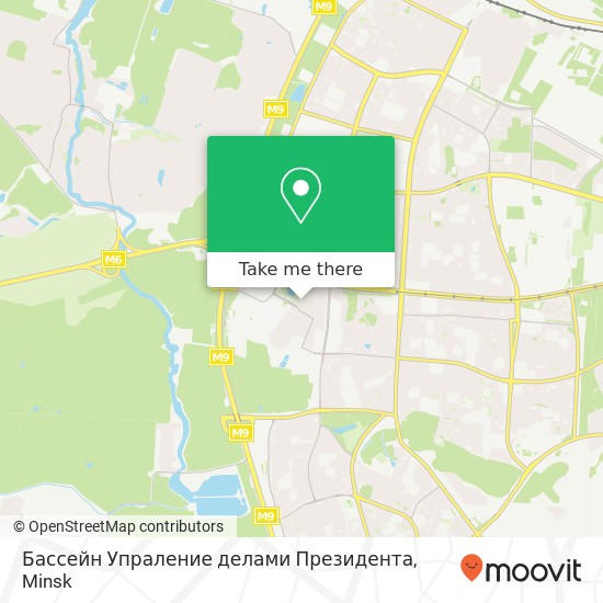 Бассейн Упраление делами Президента map