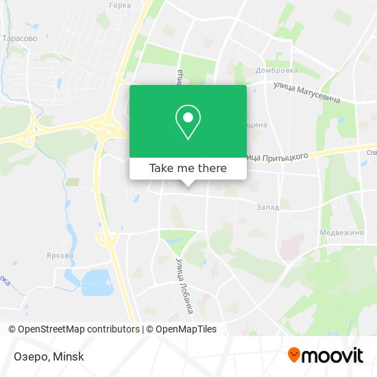 Озеро map