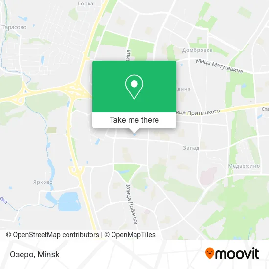 Озеро map