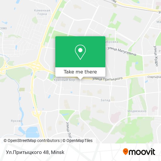 Ул.Притыцкого 48 map