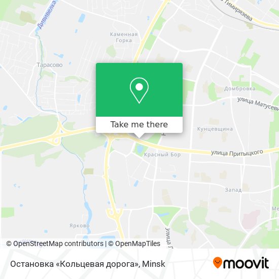 Остановка «Кольцевая дорога» map