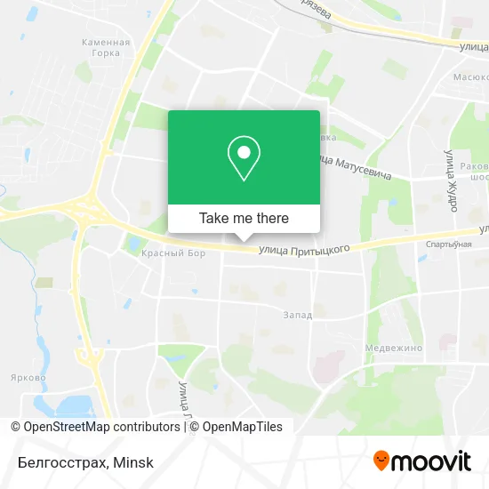 Белгосстрах map