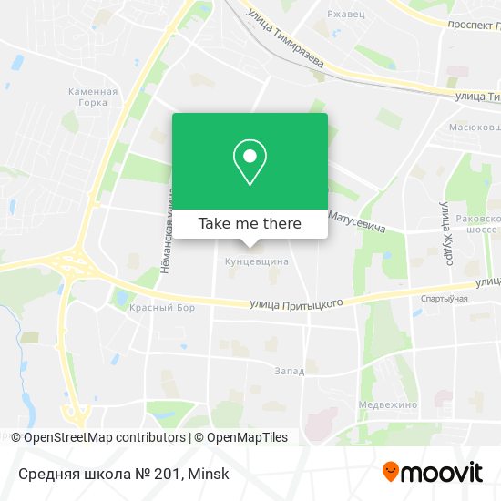 Средняя школа № 201 map