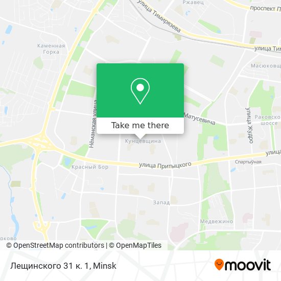 Лещинского 31 к. 1 map