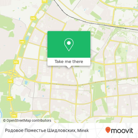 Родовое Поместье Шидловских map