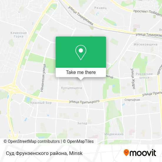 Суд Фрунзенского района map