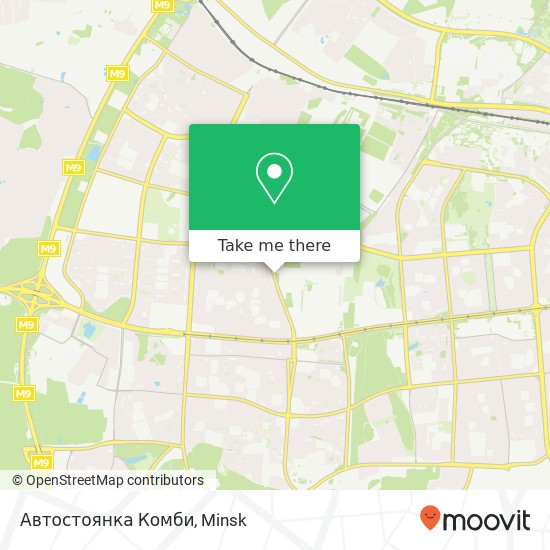 Автостоянка Комби map