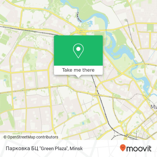 Парковка БЦ "Green Plaza" map
