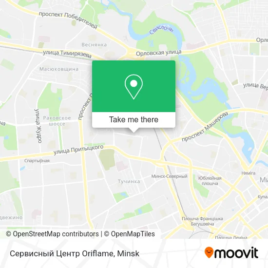 Сервисный Центр Oriflame map