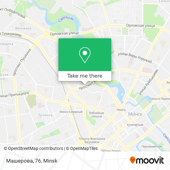 Машерова, 76 map