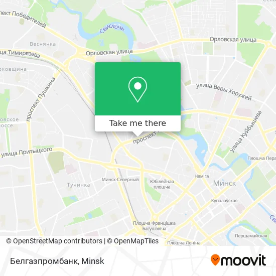 Белгазпромбанк map