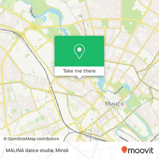 MALINA dance studiø map