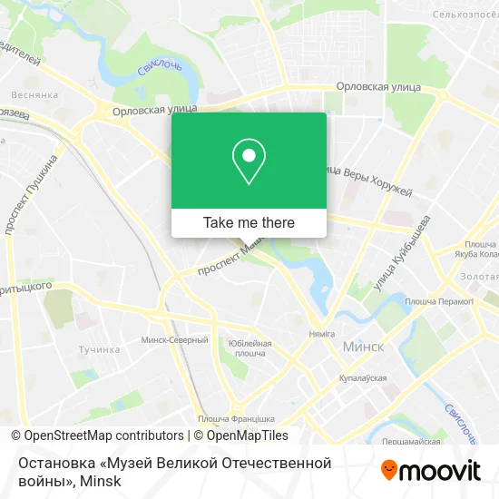 Остановка «Музей Великой Отечественной войны» map