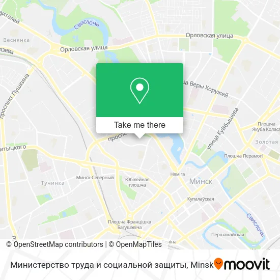 Министерство труда и социальной защиты map