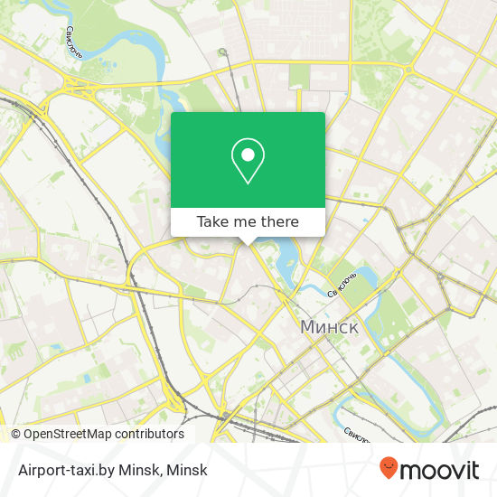 Airport-taxi.by Minsk map