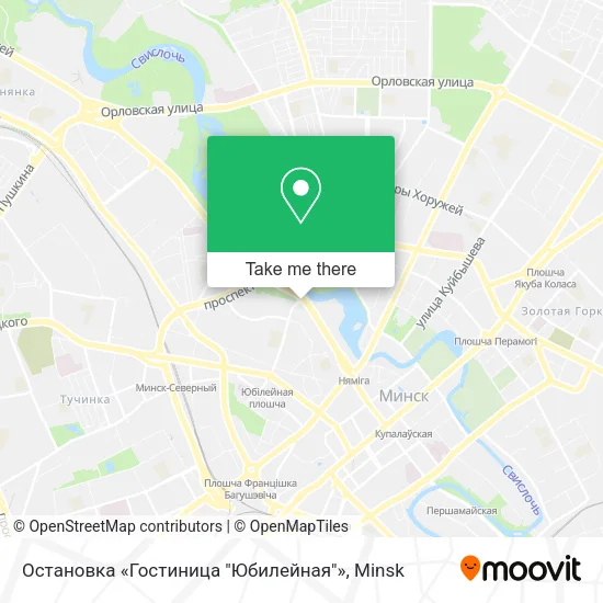 Остановка «Гостиница "Юбилейная"» map