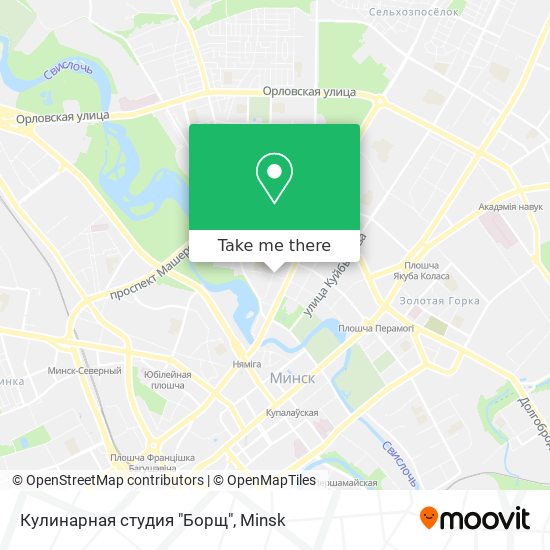 Кулинарная студия "Борщ" map