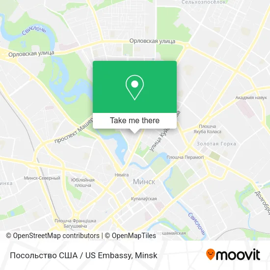 Посольство США / US Embassy map