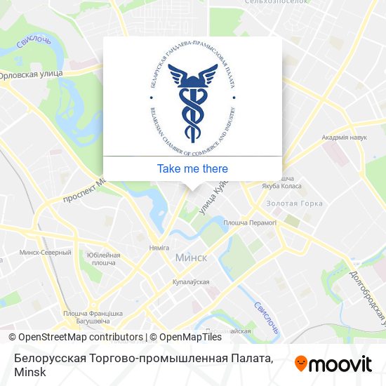 Белорусская Торгово-промышленная Палата map