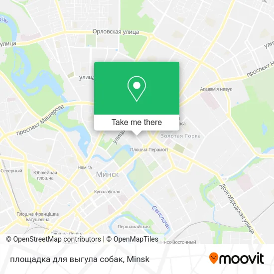 площадка для выгула собак map