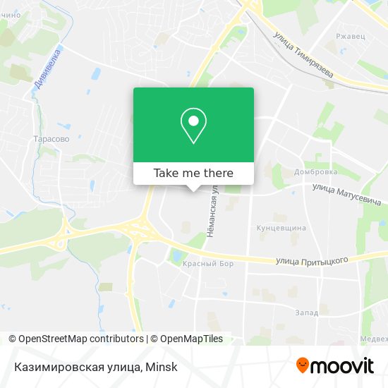 Казимировская улица map