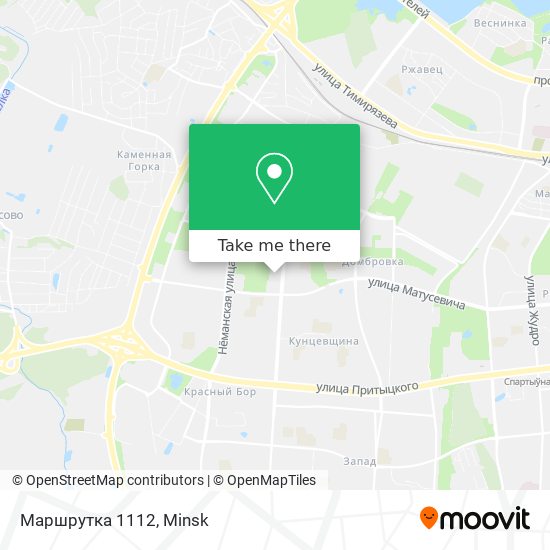 Маршрутка 1112 map