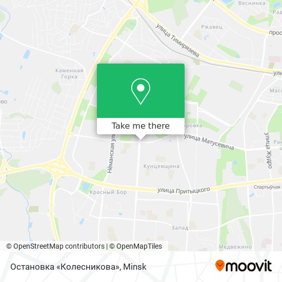 Остановка «Колесникова» map
