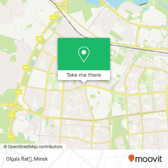 Olga's flat🏡 map