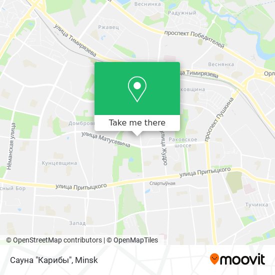 Сауна "Карибы" map