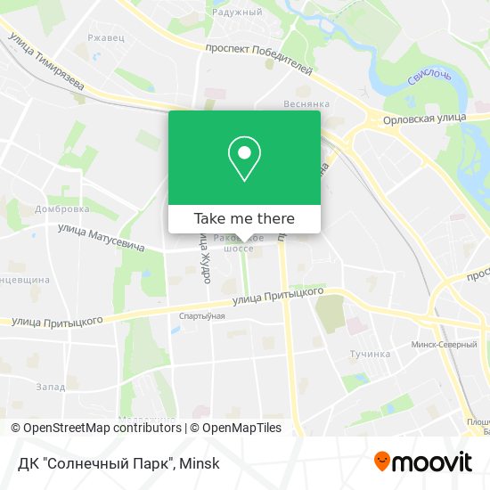 ДК "Солнечный Парк" map