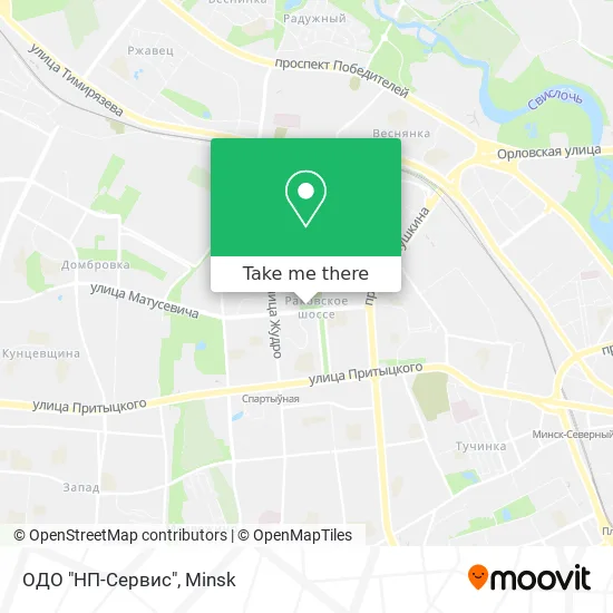 ОДО "НП-Сервис" map