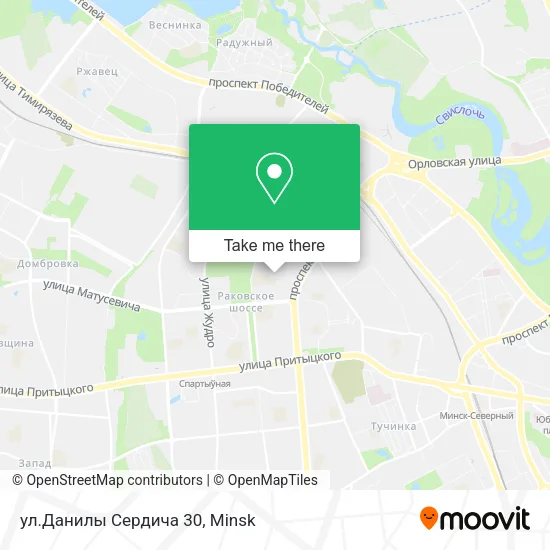 ул.Данилы Сердича 30 map