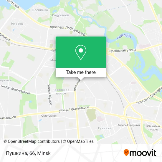 Пушкина, 66 map