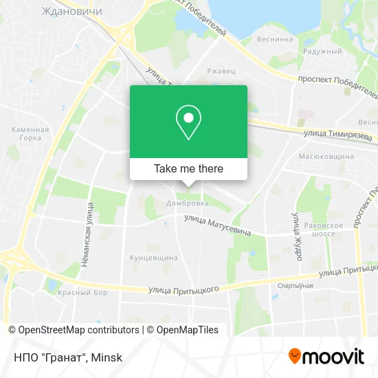 НПО "Гранат" map