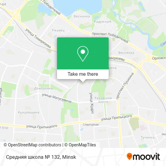 Средняя школа № 132 map
