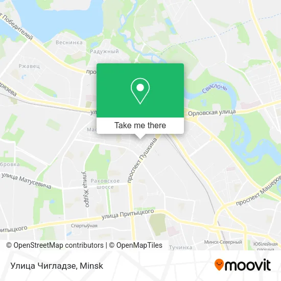 Улица Чигладзе map