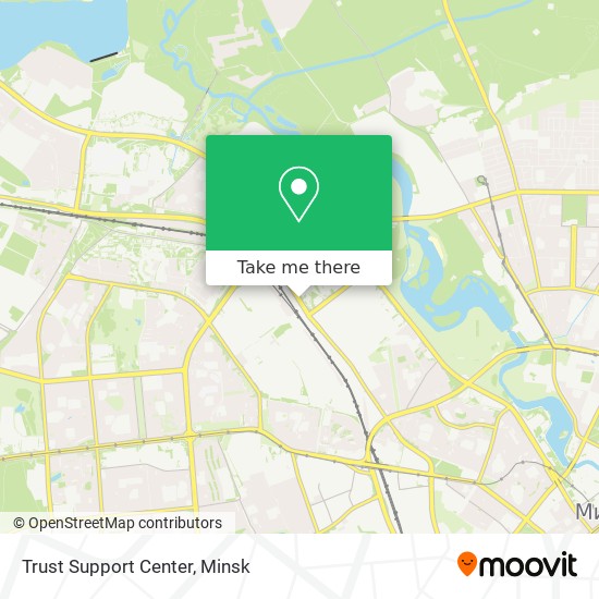 Trust Support Center map