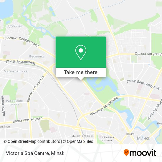 Victoria Spa Centre map