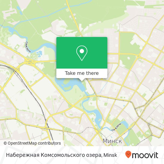 Набережная Комсомольского озера map
