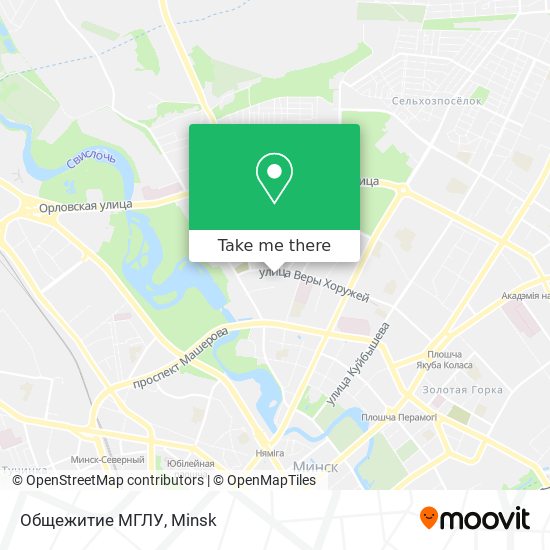 Общежитие МГЛУ map