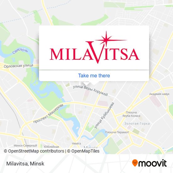 Milavitsa map