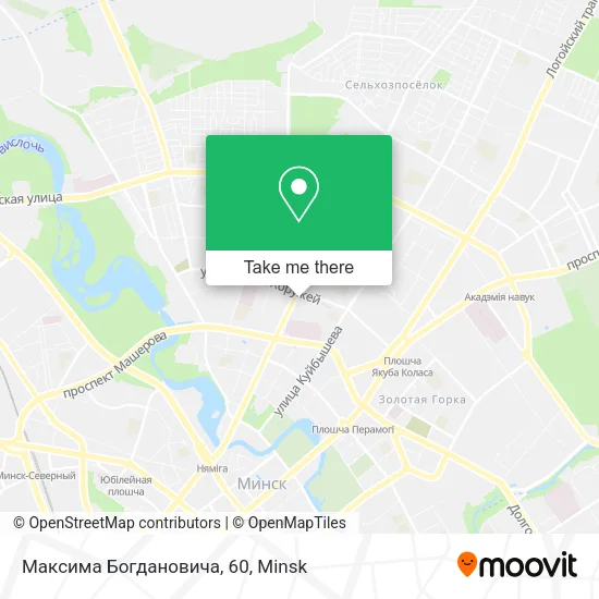 Максима Богдановича, 60 map